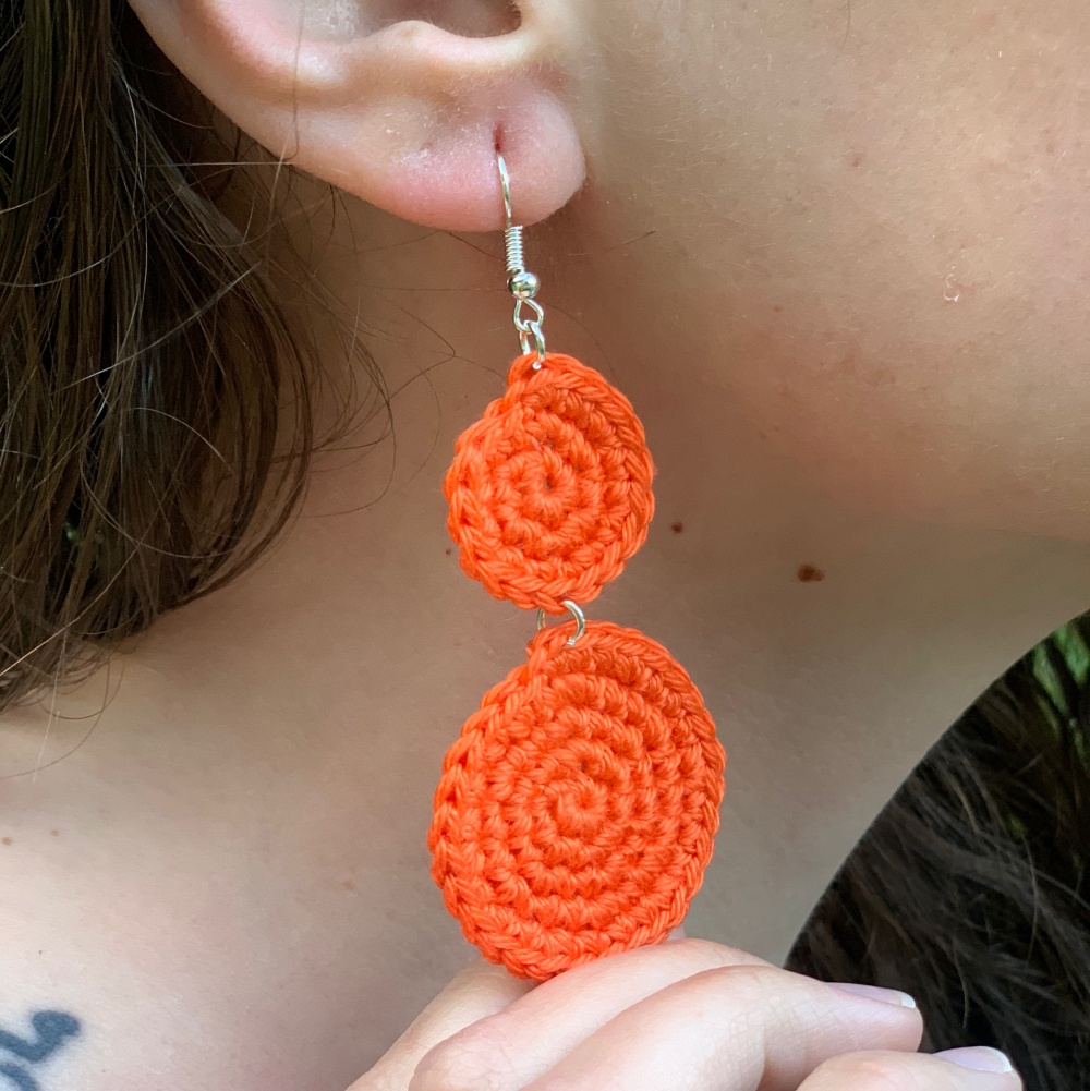 pendientea bigira naranja